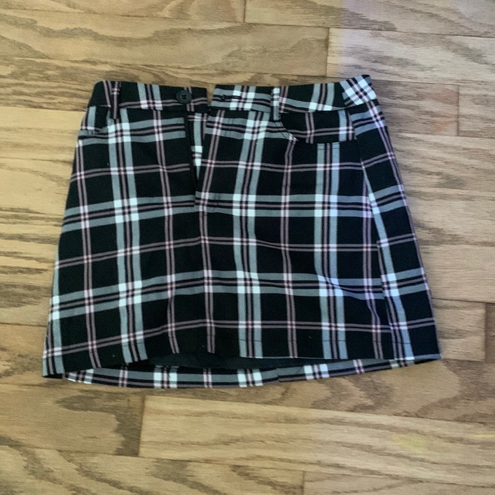 Plaid Short Skirt